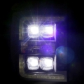 Picture of AlphaRex 11-16 Ford F-350 SD NOVA LED Proj Headlights Plank Style Chrm w/Activ Light/Seq Signal