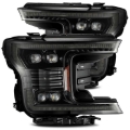 Picture of AlphaRex 18-20 Ford F-150 NOVA LED Proj Headlight Plank Style Alpha Blk w/Activ Light/Seq Signal/DRL