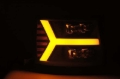 Picture of AlphaRex 07-13 Chevy 1500HD NOVA LED Proj Headlights Plank Style Matte Blk w/Activ Light/Seq Signal