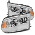 Picture of AlphaRex 09-18 Dodge Ram 1500HD PRO-Series Projector Headlights Plank Style Chrome w/Seq Signal/DRL