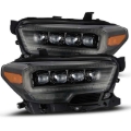 Picture of AlphaRex 16-20 Toyota Tacoma NOVA LED Projector Headlight Plank Style Alpha Black w/Activation Light