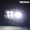 Picture of AlphaRex 05-11 Toyota Tacoma NOVA LED Projector Headlights Plank Style Black w/Activ Light/DRL