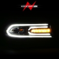 Picture of ANZO 2015-2018 Dodge Charger Projector Headlights Plank Style Black
