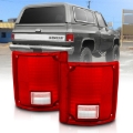 Picture of ANZO 1978-1991 Chevy Blazer Taillight Red/Clear Lens w/o Chrome Trim Fleetside (OE Replacement)