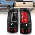 Picture of ANZO 2003-2006 Chevy Silverado 1500 LED Taillights Plank Style Black w/Clear Lens