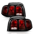 Picture of ANZO 1994-1998 Ford Mustang Taillight Dark Red Lens (OE Style)