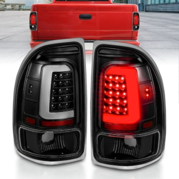 Picture of ANZO 1997-2004 Dodge Dakota LED Taillights Black Housing Clear Lens Pair