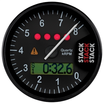 Picture of Autometer Stack Display Tachometer 0-8K RPM - Black