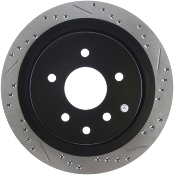 Picture of Sport Drilled & Slotted Brake Rotor; Rear Left