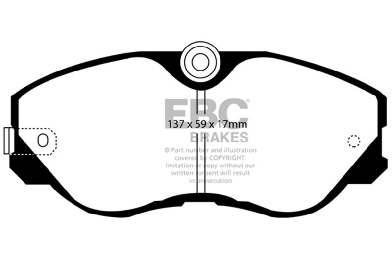 Picture of EBC Redstuff Brake Pad Sets - DP3736C