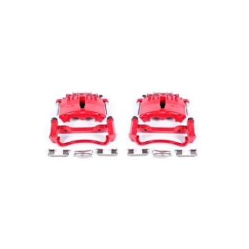 Picture of Power Stop 99-02 Ford Mustang Front Red Calipers w/Brackets - Pair