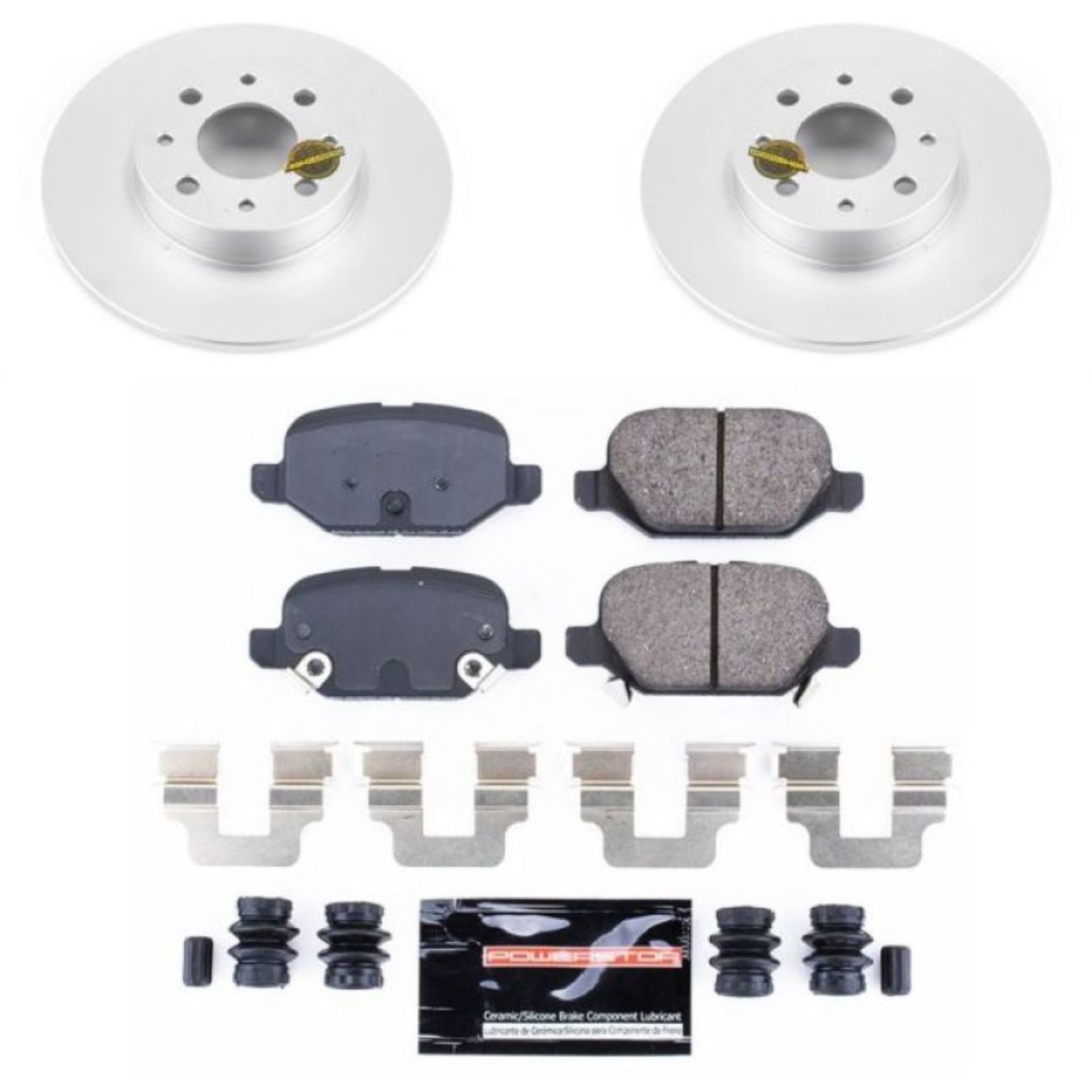 Picture of Power Stop 13-18 Fiat 500 Rear Z23 Evolution Sport Coated Brake Kit