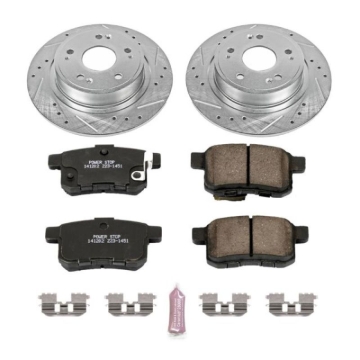 Picture of Power Stop 11-14 Acura TSX Rear Z23 Evolution Sport Brake Kit