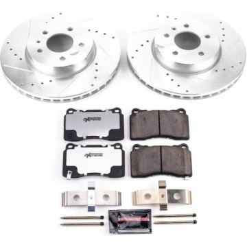 Picture of Power Stop 13-18 Cadillac ATS Front Z26 Street Warrior Brake Kit