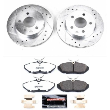 Picture of Power Stop 93-97 Ford Thunderbird Rear Z26 Street Warrior Brake Kit