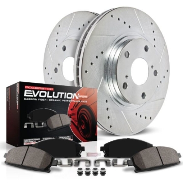 Picture of Power Stop 1998 Volkswagen Passat Front Z23 Evolution Sport Brake Kit