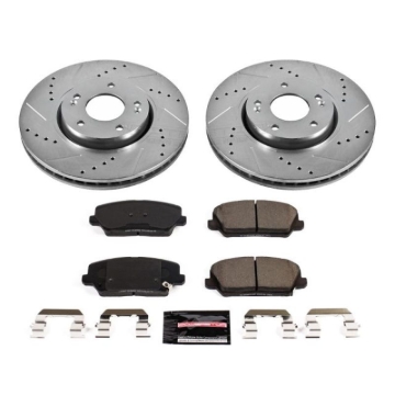 Picture of Power Stop 16-17 Hyundai Veloster Front Z23 Evolution Sport Brake Kit