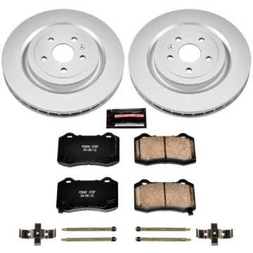 Picture of Power Stop 09-15 Cadillac CTS Rear Z17 Evolution Geomet Coated Brake Kit