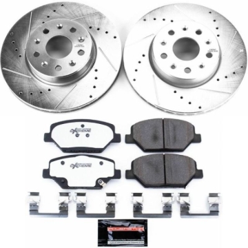 Picture of Power Stop 16-19 Chevrolet Camaro Front Z26 Street Warrior Brake Kit