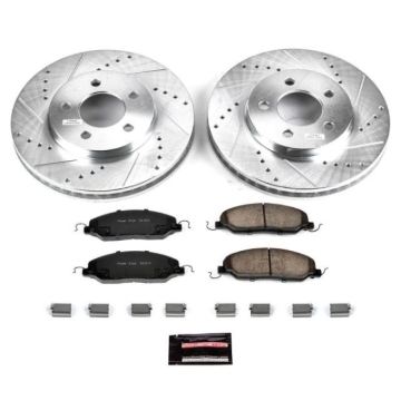 Picture of Power Stop 05-10 Ford Mustang Front Z23 Evolution Sport Brake Kit