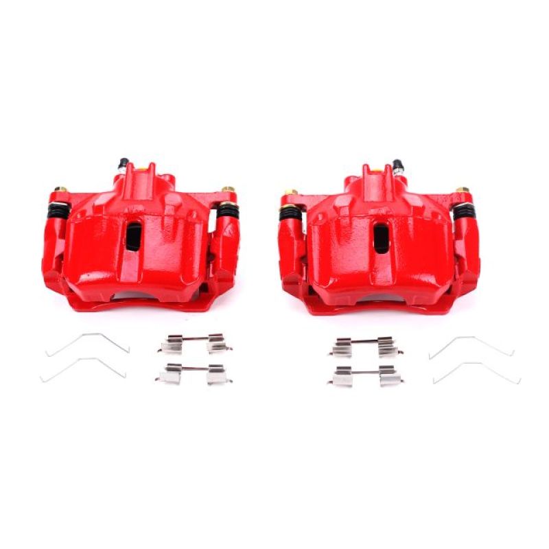Picture of Power Stop 12-15 Honda Civic Front Red Calipers w/Brackets - Pair