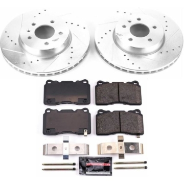 Picture of Power Stop 13-18 Cadillac ATS Front Z23 Evolution Sport Brake Kit