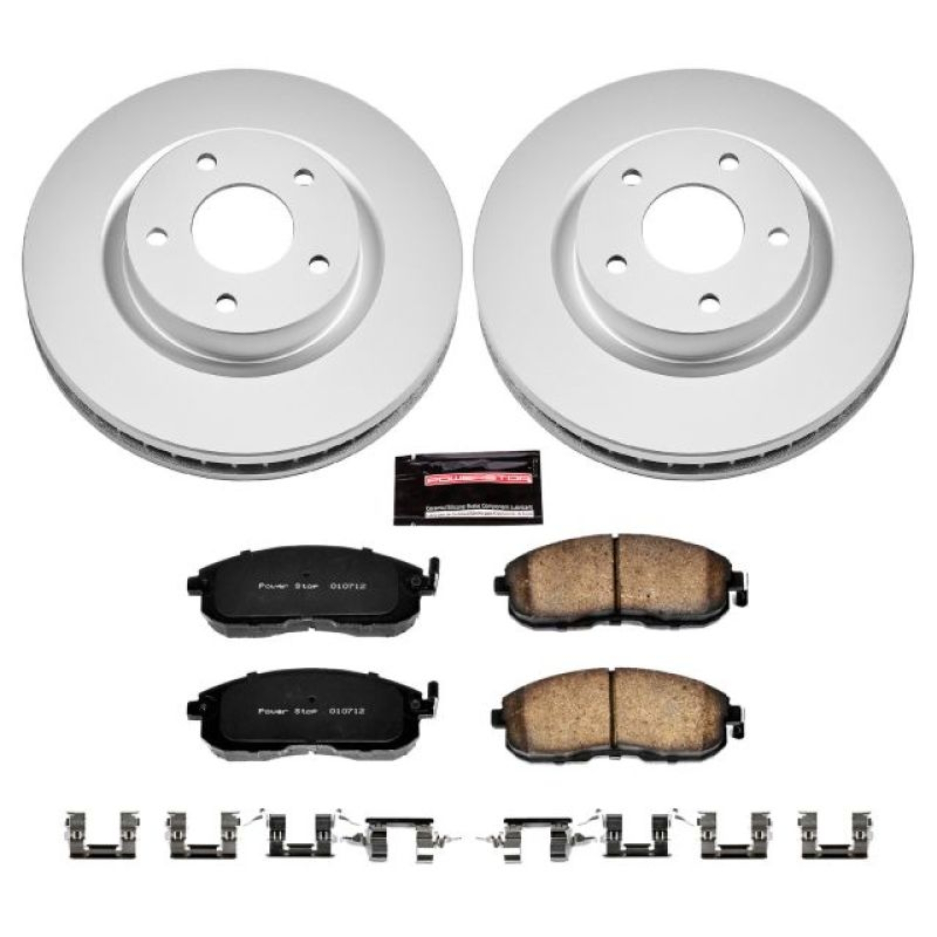 Picture of Power Stop 07-12 Nissan Sentra Front Z17 Evolution Geomet Coated Brake Kit