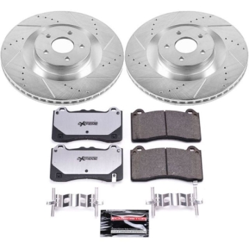 Picture of Power Stop 16-18 Ford Focus Front Z26 Street Warrior Brake Kit