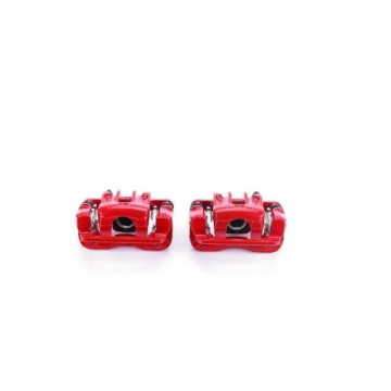 Picture of Power Stop 05-09 Hyundai Tucson Rear Red Calipers w/Brackets - Pair