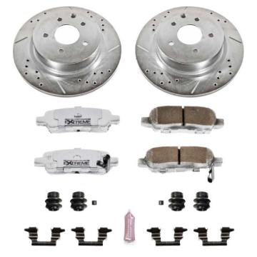 Picture of Power Stop 08-12 Infiniti EX35 Rear Z26 Street Warrior Brake Kit