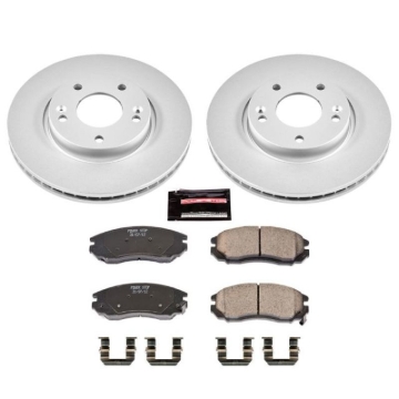 Picture of Power Stop 04-06 Hyundai Tiburon Front Z17 Evolution Geomet Coated Brake Kit