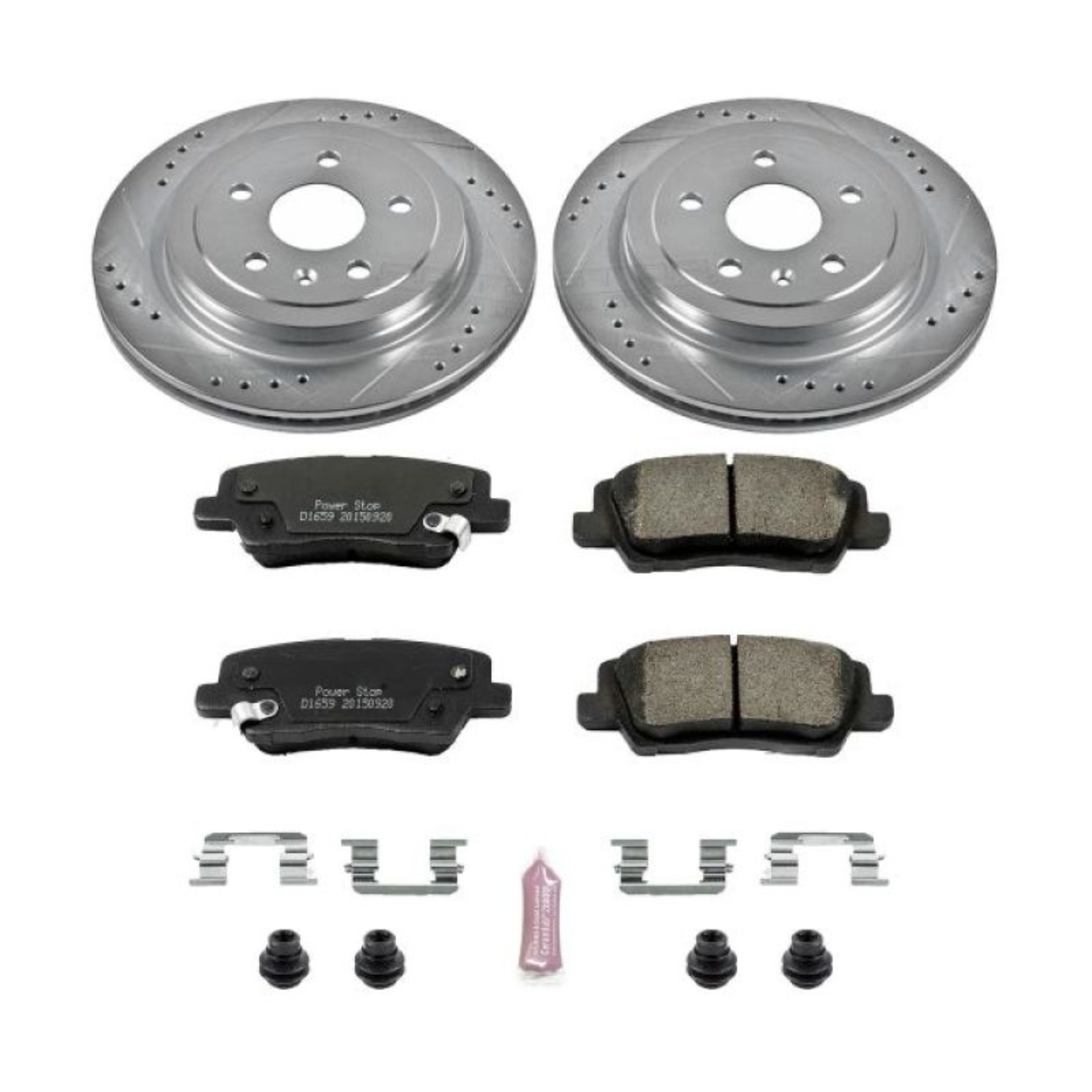 Picture of Power Stop 14-18 Cadillac CTS Rear Z23 Evolution Sport Brake Kit