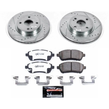 Picture of Power Stop 11-14 Mazda 2 Front Z26 Street Warrior Brake Kit