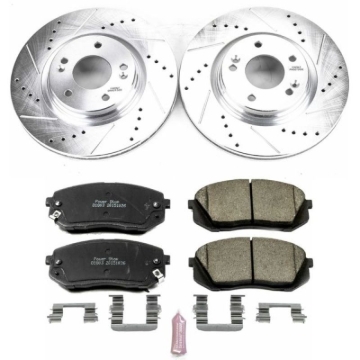Picture of Power Stop 15-16 Hyundai Sonata Front Z23 Evolution Sport Brake Kit