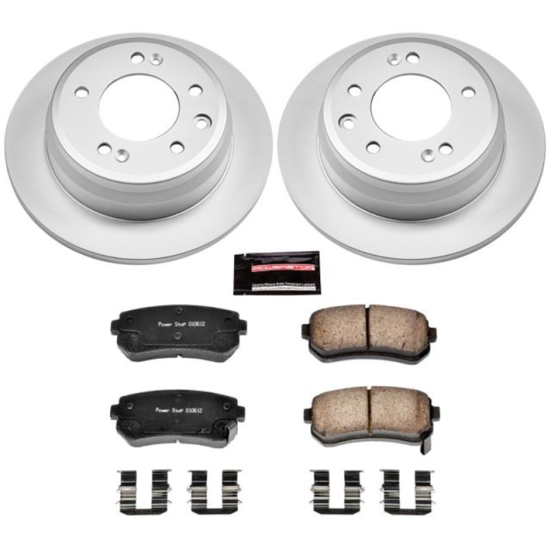 Picture of Power Stop 09-12 Hyundai Elantra Rear Z17 Evolution Geomet Coated Brake Kit