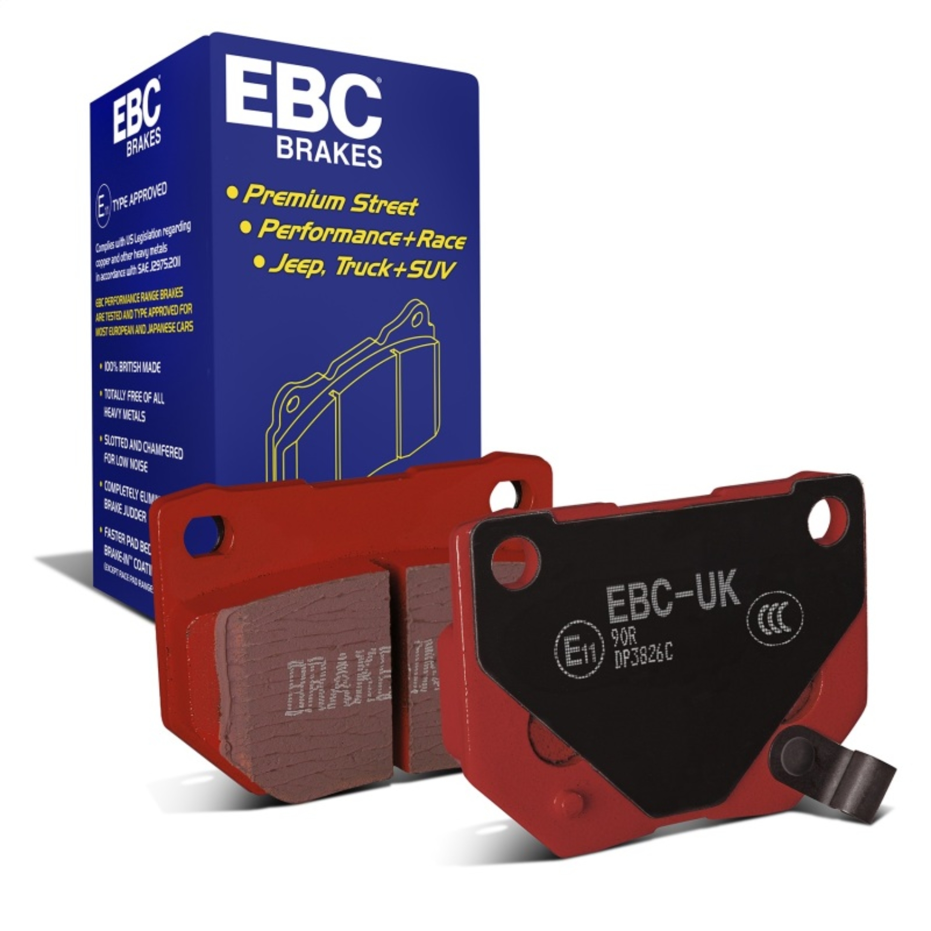 Picture of EBC Redstuff Brake Pad Sets - DP3826C