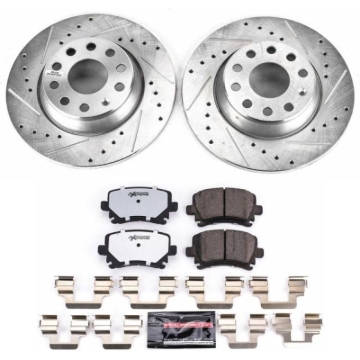 Picture of Power Stop 06-09 Audi A3 Rear Z26 Street Warrior Brake Kit