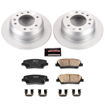 Picture of Power Stop 07-08 Hyundai Entourage Rear Z17 Evolution Geomet Coated Brake Kit