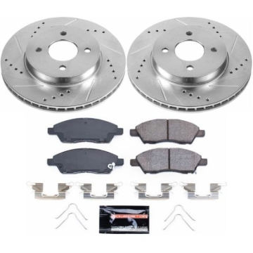 Picture of Power Stop 12-18 Nissan Versa Front Z23 Evolution Sport Brake Kit