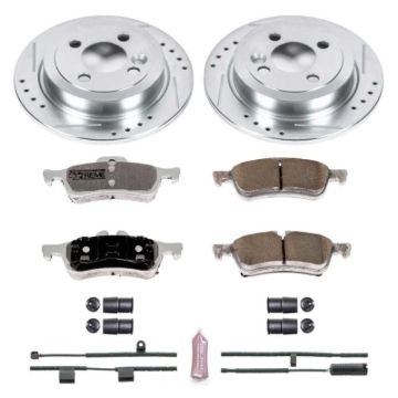 Picture of Power Stop 07-08 Mini Cooper Rear Z26 Street Warrior Brake Kit