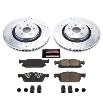 Picture of Power Stop 15-19 Ford Edge Front Z23 Evolution Sport Brake Kit