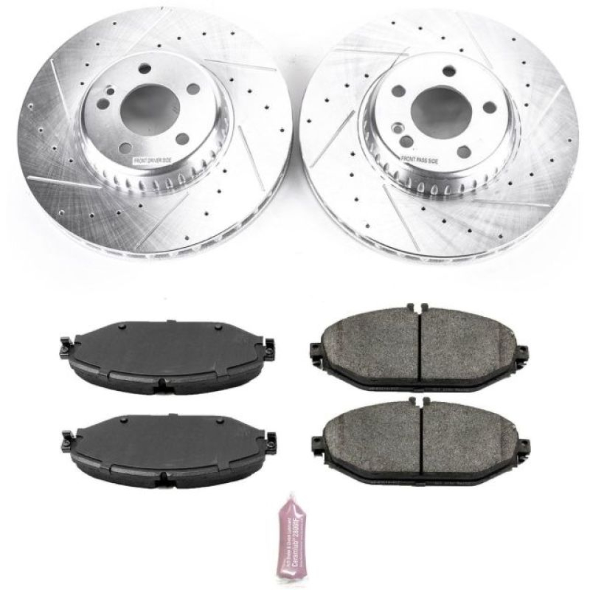 Picture of Power Stop 17-18 Mercedes-Benz C300 Front Z23 Evolution Sport Brake Kit