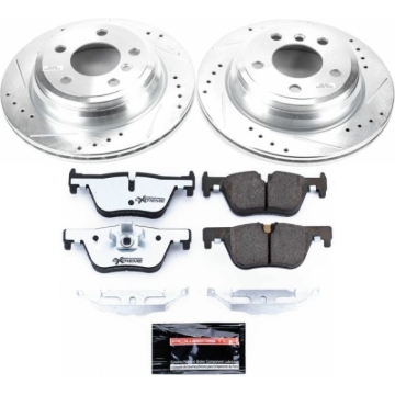 Picture of Power Stop 13-18 BMW 320i xDrive Rear Z26 Street Warrior Brake Kit