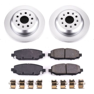 Picture of Power Stop 18-19 Jeep Wrangler Rear Z17 Evolution Geomet Coated Brake Kit