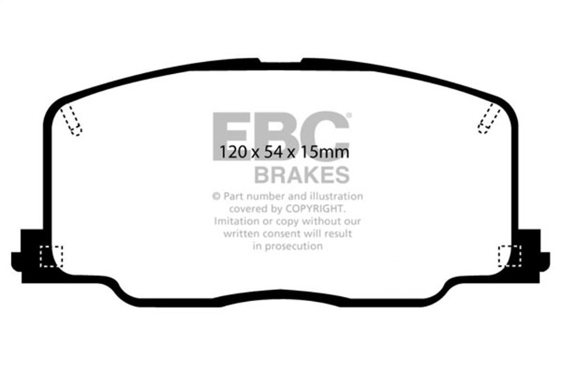 Picture of EBC Ultimax2 Brake Pad Sets - UD356