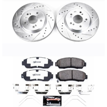 Picture of Power Stop 12-15 Honda Crosstour Front Z26 Street Warrior Brake Kit