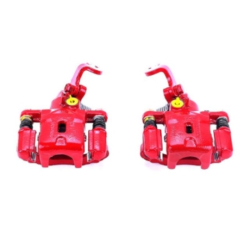 Picture of Power Stop 01-05 Hyundai Elantra Rear Red Calipers w/Brackets - Pair