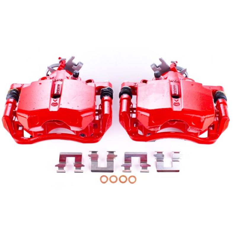 Picture of Power Stop 06-11 Buick Lucerne Rear Red Calipers w/Brackets - Pair