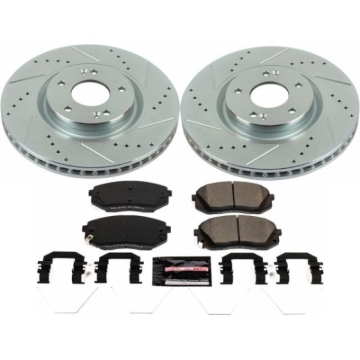 Picture of Power Stop 17-19 Hyundai Sonata Front Z23 Evolution Sport Brake Kit