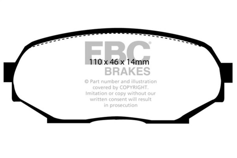 Picture of EBC Ultimax2 Brake Pad Sets - UD525